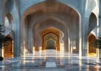 Harmoni Estetika Islam: Konsep Desain Kaligrafi Masjid Artistik Sesuai Karakter Bangunan