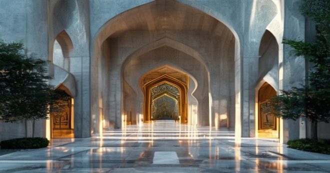Harmoni Estetika Islam: Konsep Desain Kaligrafi Masjid Artistik Sesuai Karakter Bangunan
