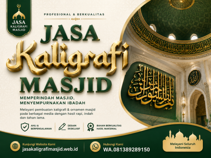 jasa kaligrafi masjid